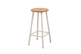 Hanah Home Karina White Taburete Aglomerado Blanco 62 cm